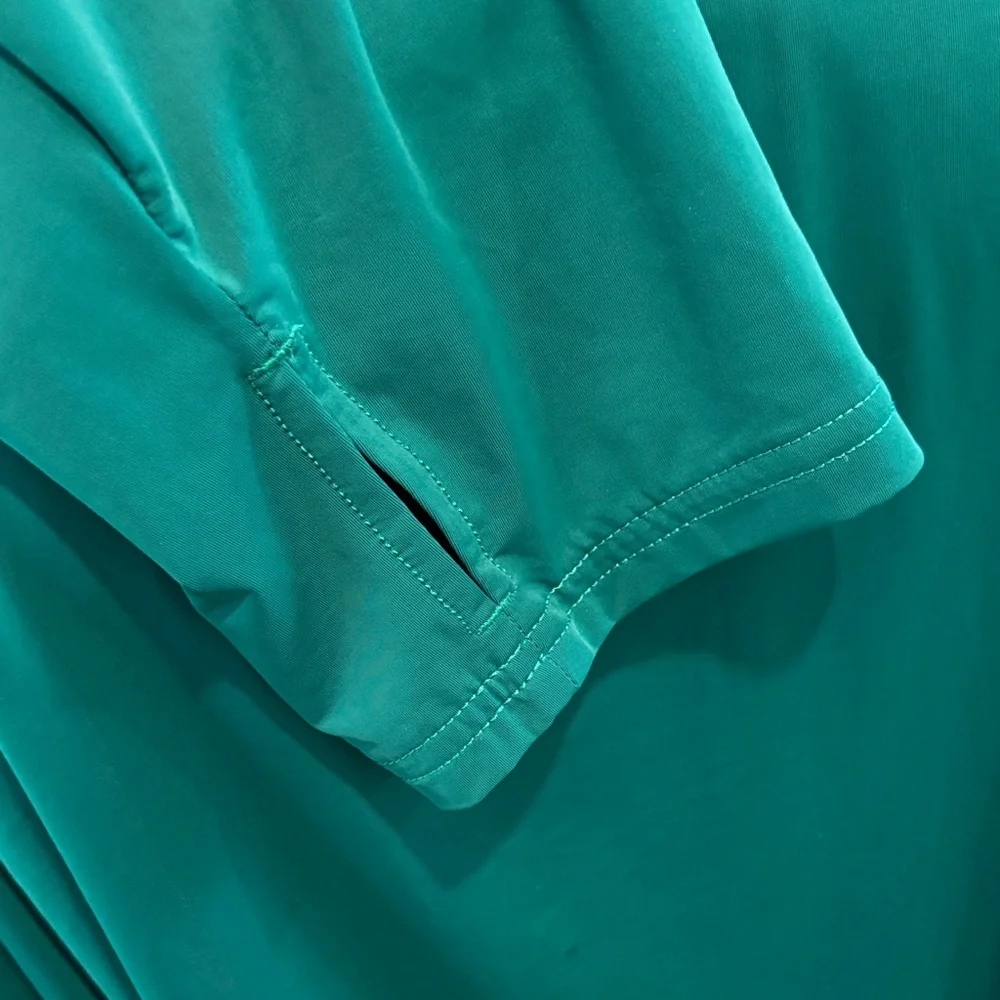 Emerald Green Long Sleeve Women's Athletic Top - Picture 5 of 7